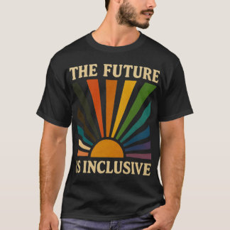 Camiseta The Future is Inclusive  retro