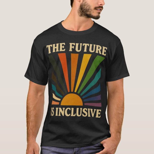 Camiseta The Future is Inclusive  retro (Anverso)
