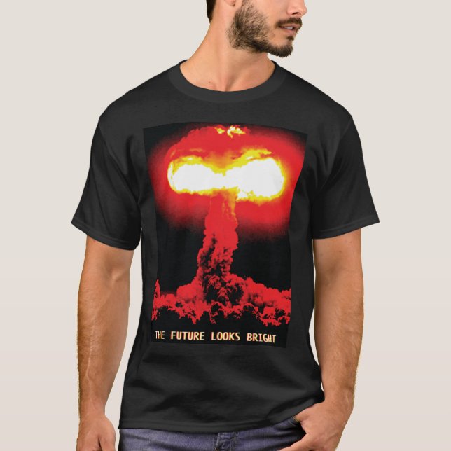 Camiseta The Future Looks Bright retro (Anverso)
