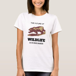 Camiseta The Future Of Wildlife Is In Our Hands