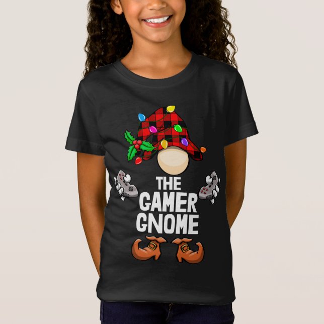 Camiseta The Gamer Gnomes Feliz Navidad (Anverso)