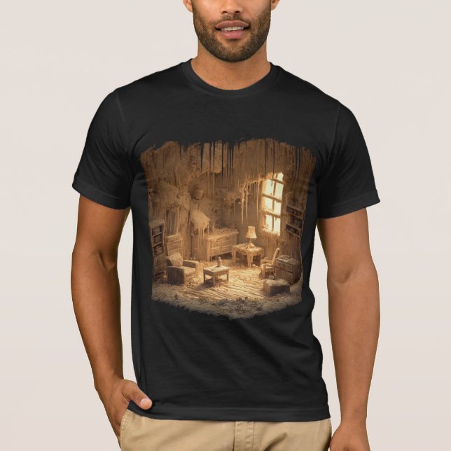 Camiseta The Ghosted Room — Gothic Wearable Art (Anverso)