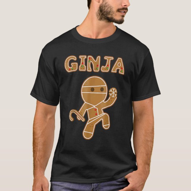Camiseta The Ginja  Gingerbread Man Ginger  Bake Off (Anverso)
