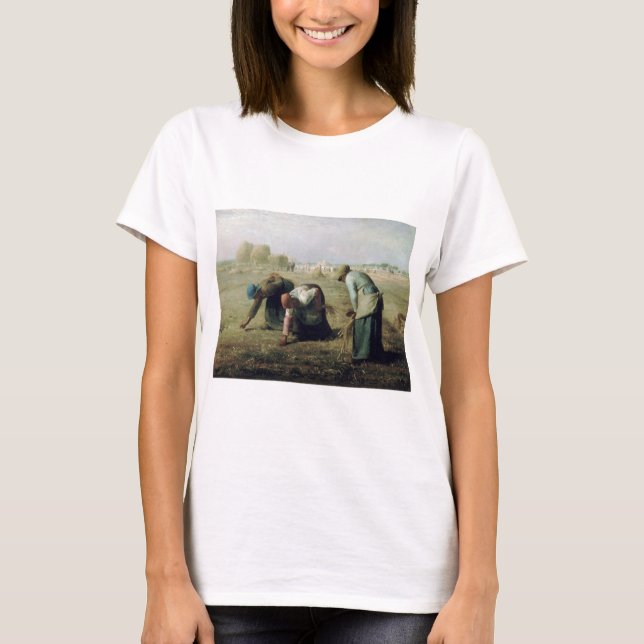 Camiseta The Gleaners, Jean-Francois Millet, 1857 (Anverso)