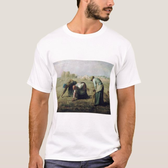 Camiseta The Gleaners, Jean-Francois Millet, 1857 (Anverso)