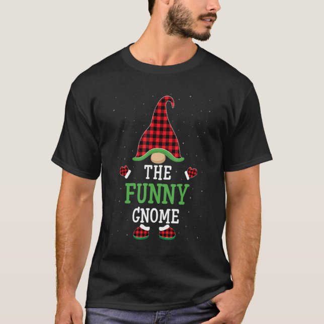 Camiseta The  Gnome  Group Matching Christmas Pajamas (Anverso)