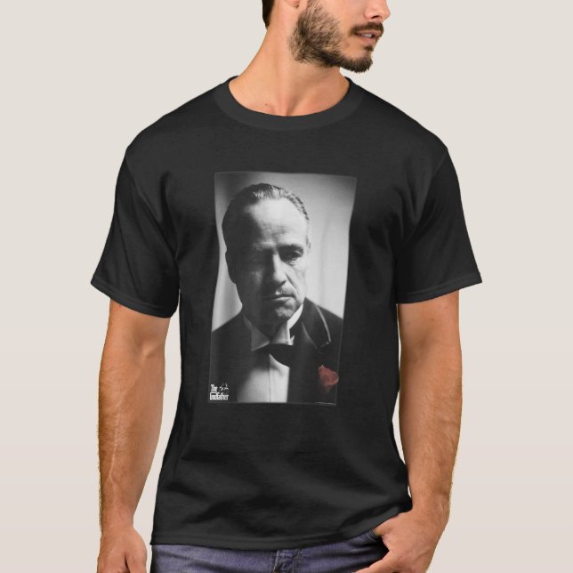 Camiseta The Godfather Don Vito Corleone Poster Shoes Amp (Anverso)