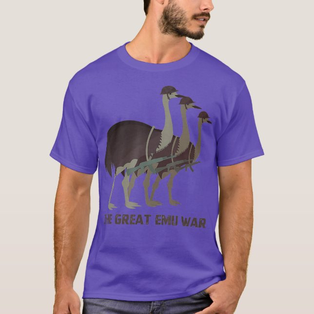 Camiseta The Great Emu War Of 1932 Emus Australia Bird (Anverso)