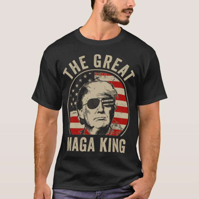 Camiseta The Great Maga King Funny Trump Ultra Maga King (Anverso)