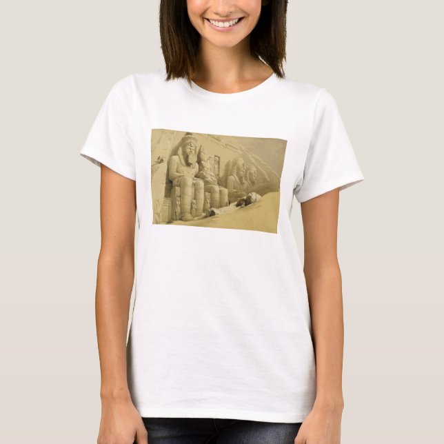 Camiseta The Great Temple of Abu Simbel, Nubia, from "Egypt (Anverso)