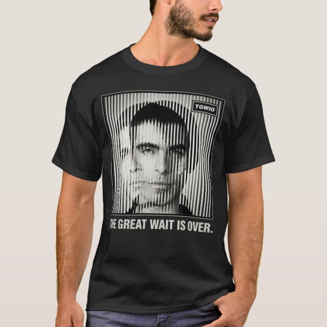 Camiseta THE GREAT WAIT IS OVER - Oasis Band T-Shirt (Anverso)