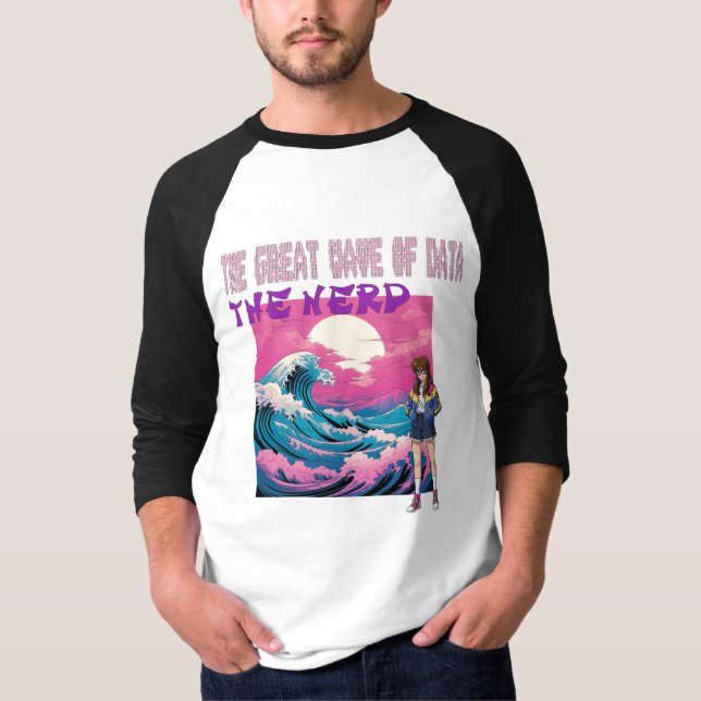 Camiseta The Great Wave Of Data (Anverso)