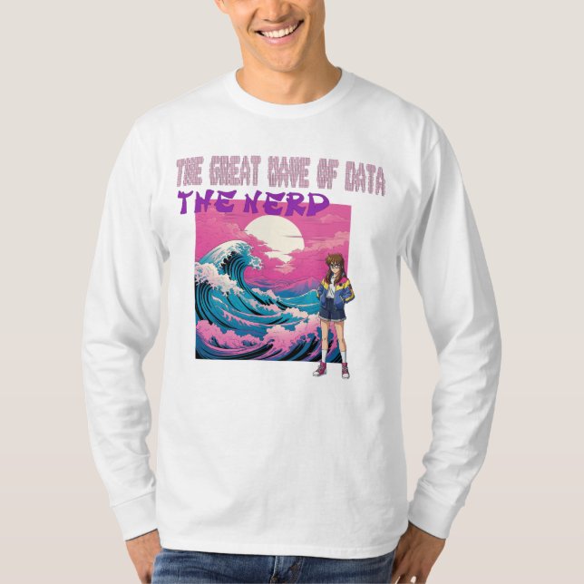 Camiseta The Great Wave Of Data (Anverso)