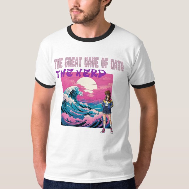 Camiseta The Great Wave Of Data (Anverso)