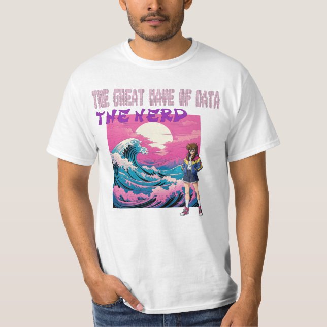 Camiseta The Great Wave Of Data (Anverso)