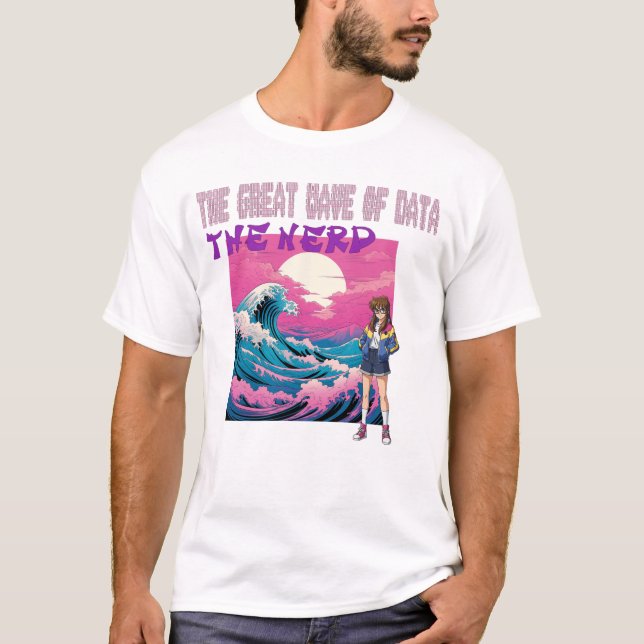 Camiseta The Great Wave Of Data (Anverso)