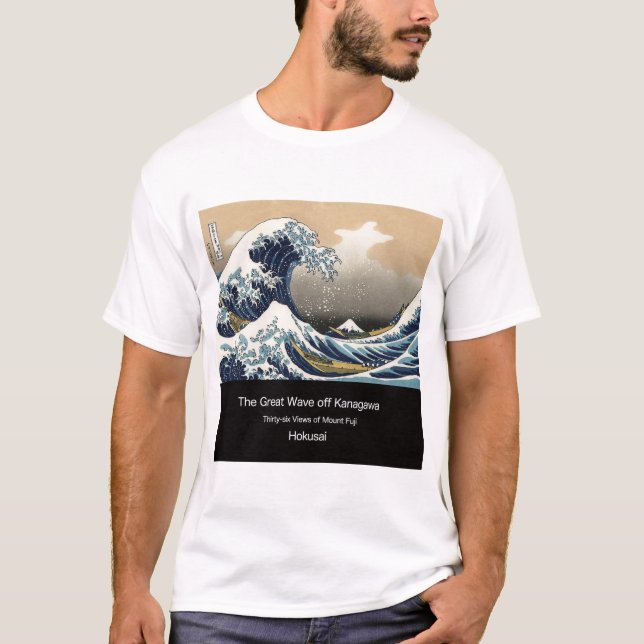 Camiseta The Great Wave off Kanagawa (Anverso)