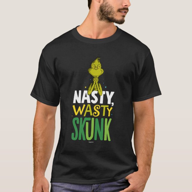 Camiseta The Grinch | Nasty Wasty Skunk (Anverso)