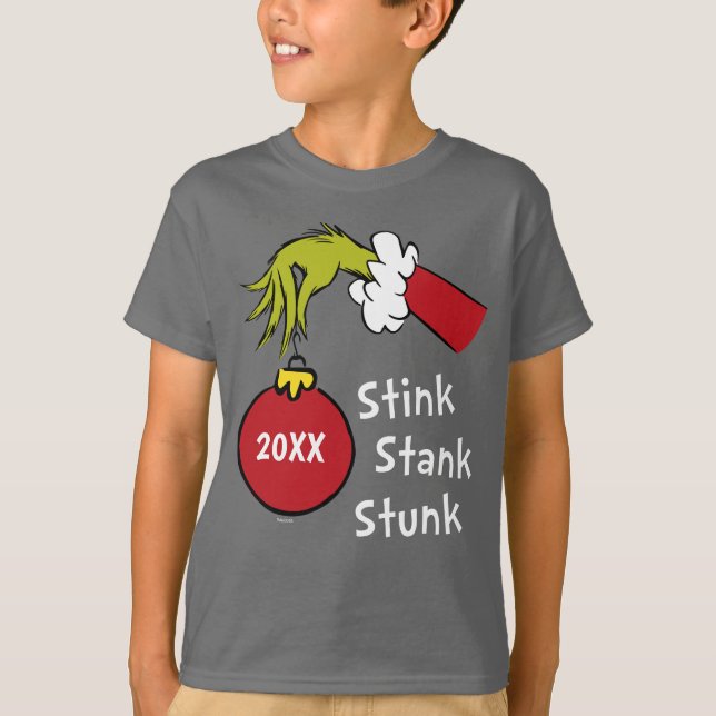 Camiseta The Grinch | Stink Stank Stunk (Anverso)