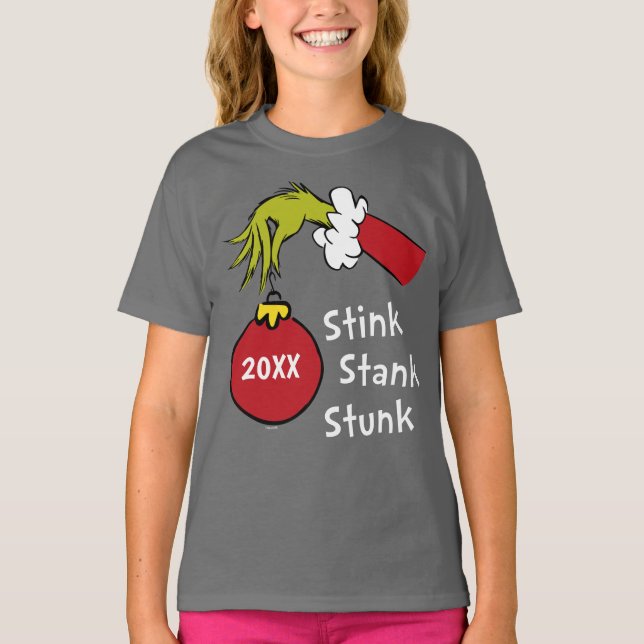 Camiseta The Grinch | Stink Stank Stunk (Anverso)