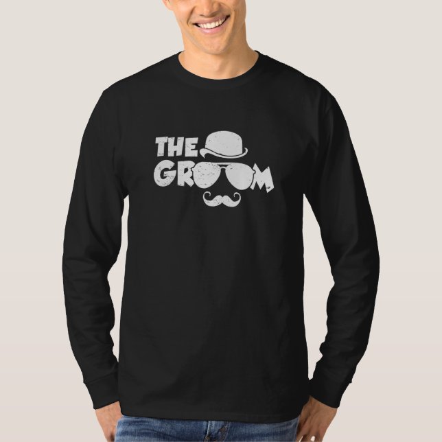 Camiseta The Groom Bachelor Party  Groom Friends Groomsman  (Anverso)