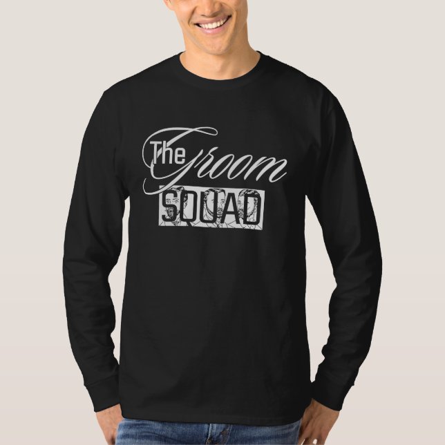 Camiseta The Groom Squad   Matching Bachelor Party Crew (Anverso)