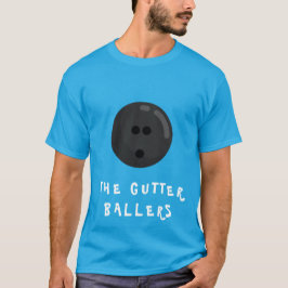 Camiseta "The Gutter Ballers" Nombre del equipo de Bowling