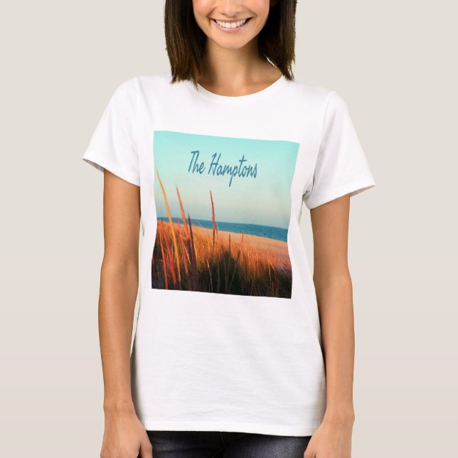Camiseta The Hamptons Beach Long Island New York (Anverso)
