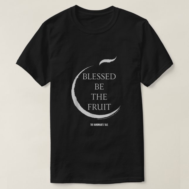 Camiseta The Handmaids Tale Blessed Be The Fruit Quote  (Diseño del anverso)