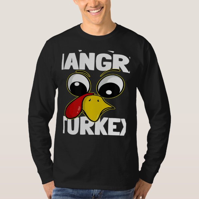 Camiseta The hangry Turkey Family Group Matching Thanksgivi (Anverso)