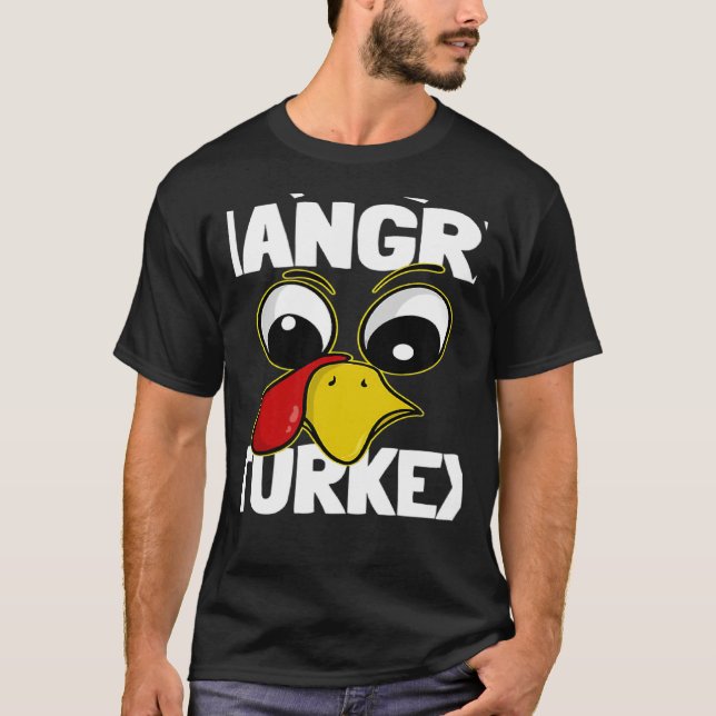 Camiseta The hangry Turkey Family Group Matching Thanksgivi (Anverso)