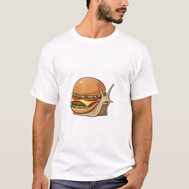 Camiseta The Happy Burger-Snail (Anverso)