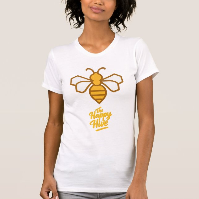 Camiseta the happy hive (Anverso)