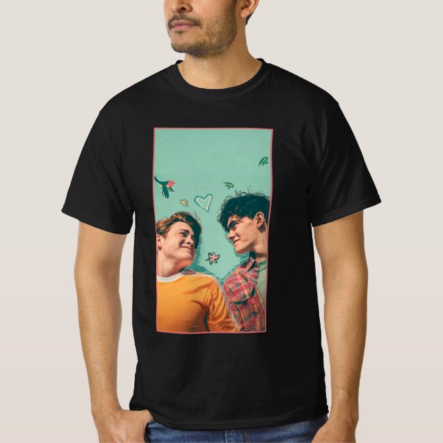 Camiseta the heartstopper cómic webtoon T-Shirt (Anverso)
