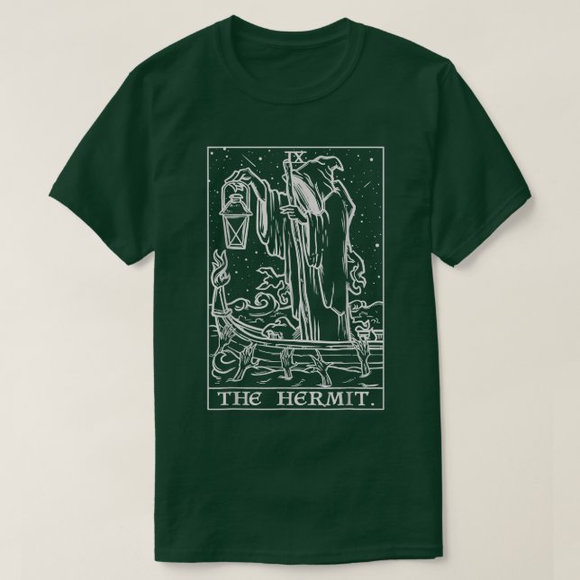 Camiseta The Hermit Tarot Card T-Shirt (Diseño del anverso)