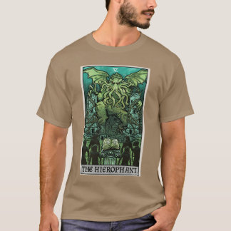 Camiseta The Hierophantarot Card Cthulhu Classic Horror Hal