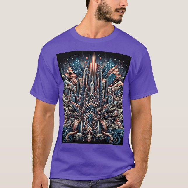 Camiseta The Hottest T-Shirt Styles Everyone in America  (Anverso)