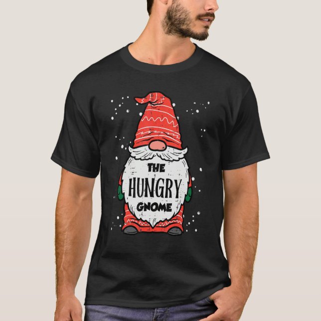 Camiseta The Hungry Gnome Xmas Matching Christmas For Famil (Anverso)