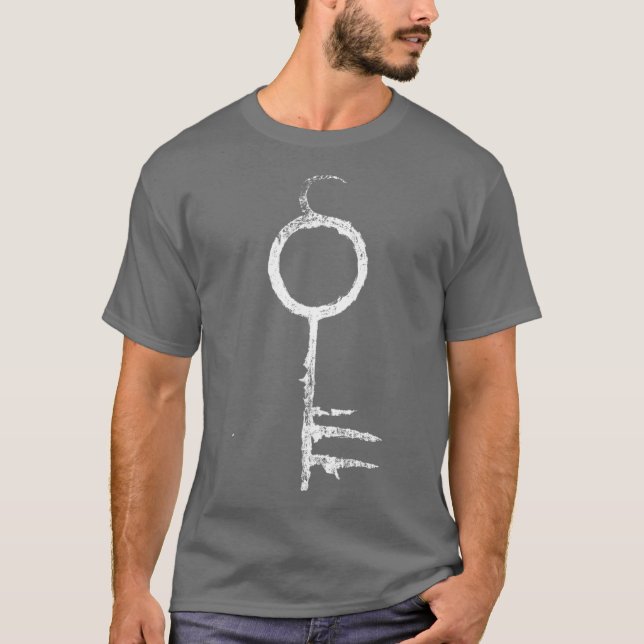 Camiseta The Infernal Key white gift girl retro (Anverso)
