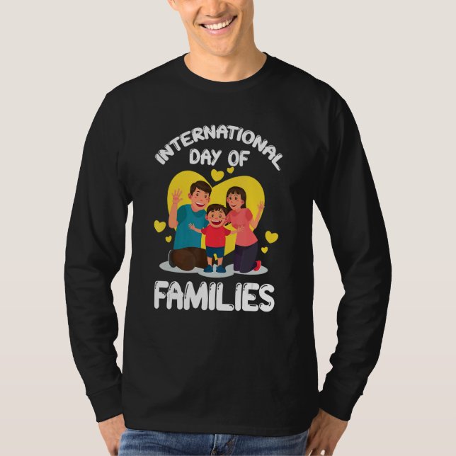 Camiseta The International Day Of Families United Nations (Anverso)