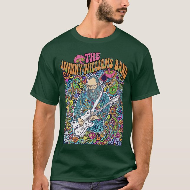 Camiseta The Johnny Williams Band Hippie Shirt (Anverso)