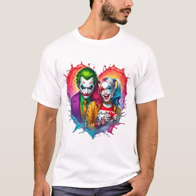 Camiseta The Joker and Harlequin  (Anverso)