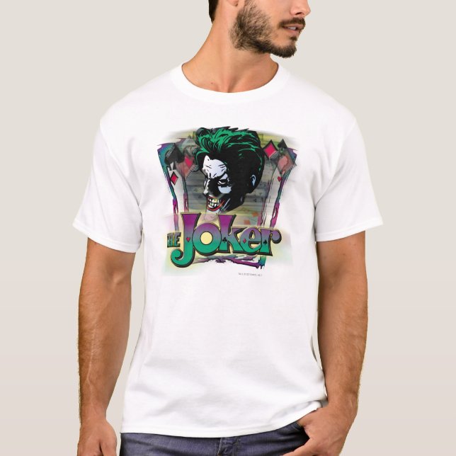 Camiseta The Joker - Face and Logo (Anverso)