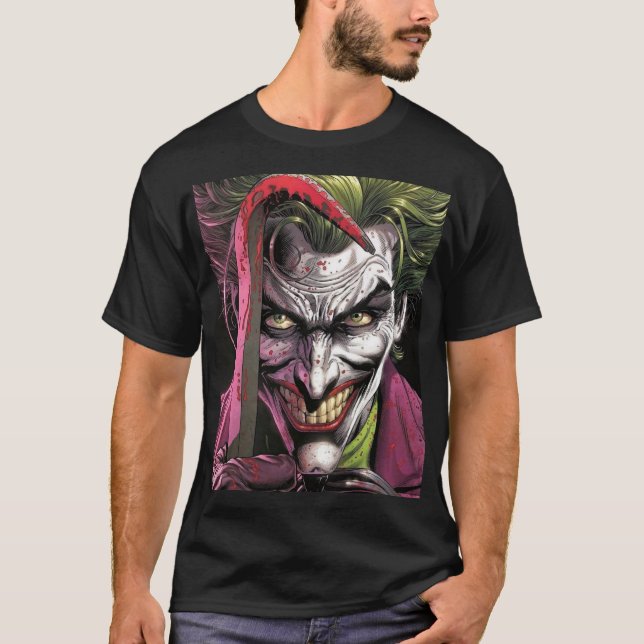 Camiseta  The Joker – Madness Unleashed Comic Art (Anverso)