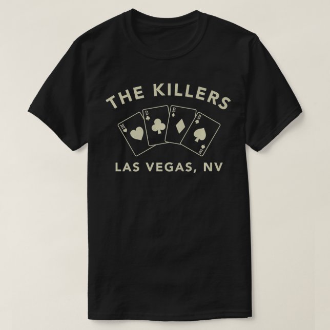 Camiseta The Killers Official Ace Initials OffWhite Premium (Diseño del anverso)