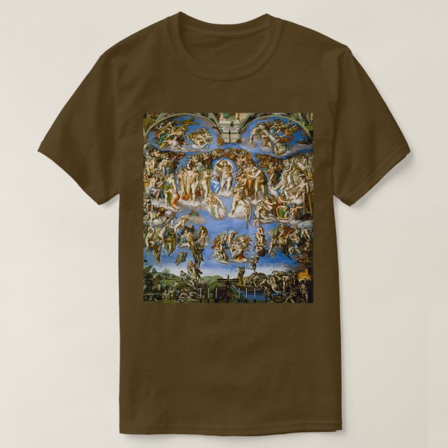 Camiseta The last Judgement Michelangelo (Diseño del anverso)
