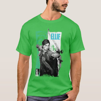 Camiseta The Last of Us Ellie Arco y Flecha Hojas Video Jue