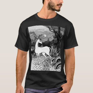 Camiseta The Last Unicorn in the shadow of the forest boy