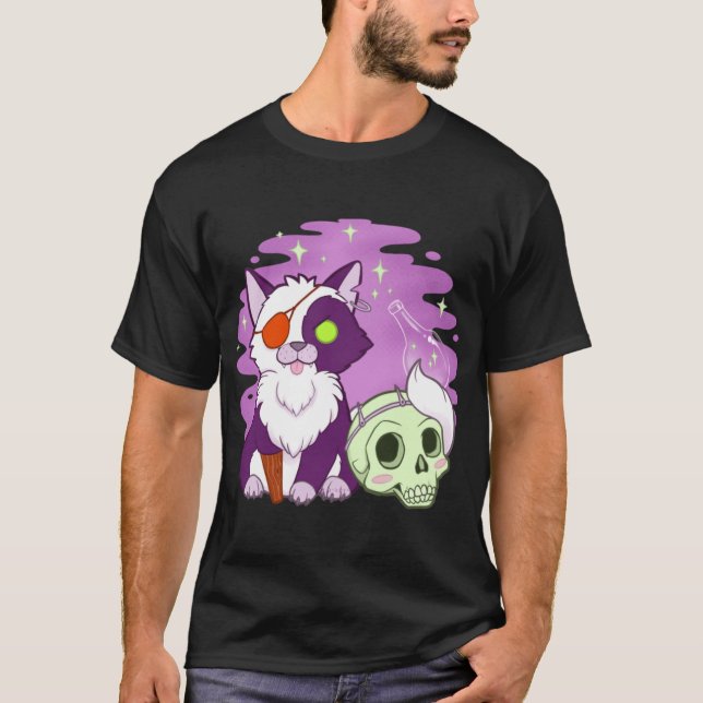 Camiseta The Last Unicorn Pirate Cat (Anverso)