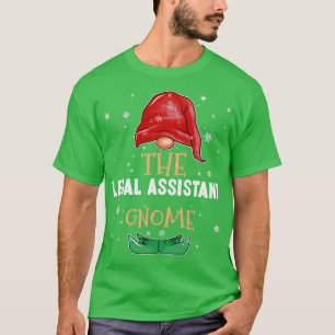 Camiseta The legal assistant Gnome Family Matching Christma